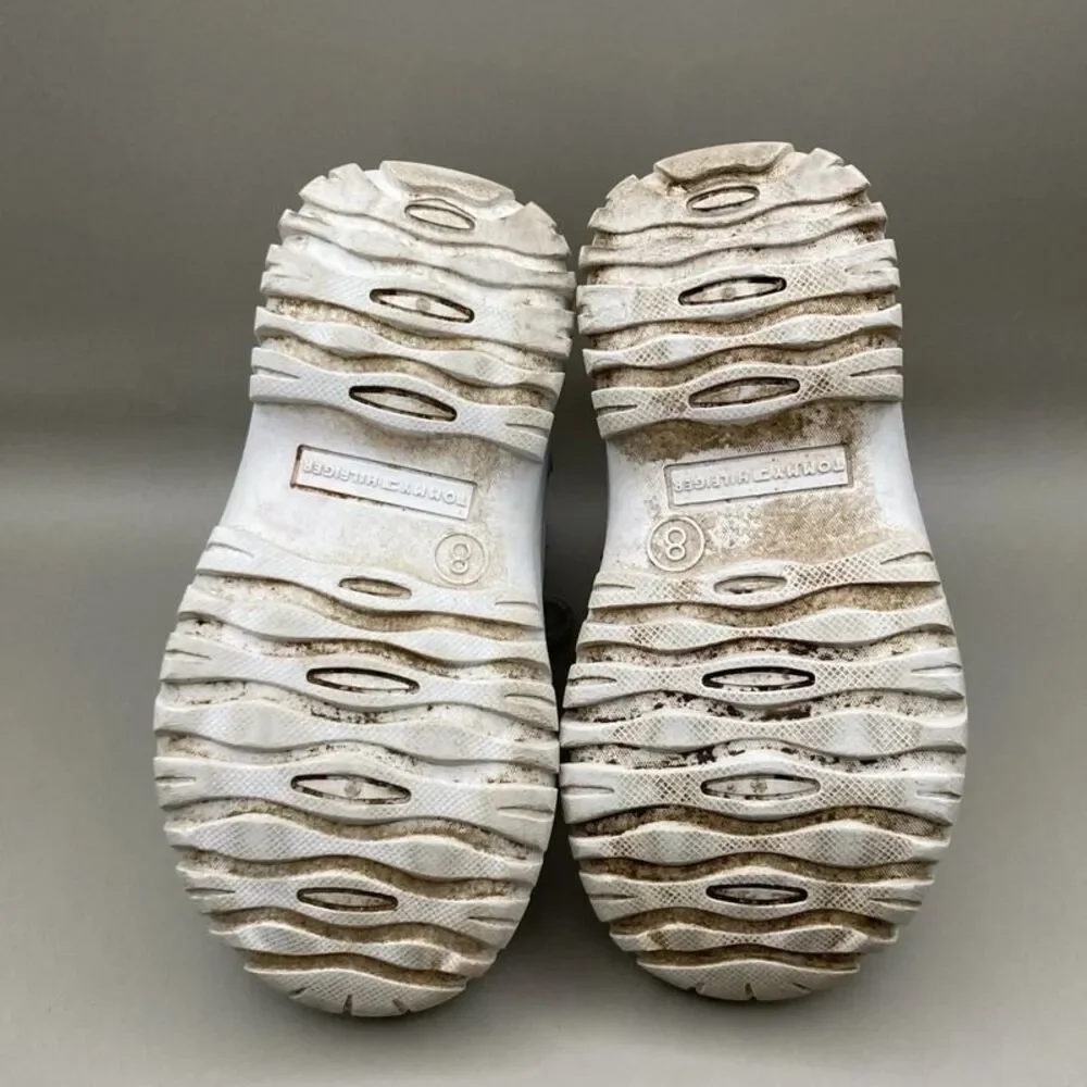 Tommy Hilfiger Girls White Danni Duck Rain/Snow Boot Shoes Sz 8